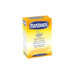 Mantovani Sodalco Sapone Neutro Allo Zolfo Per Pelli Grasse Panetto Da 100 Gr
