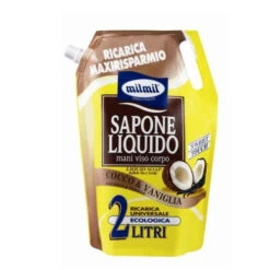 Mil Mil Sapone Liquido Ricarica Al Cocco 2 Lt