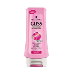 Testanera Balsamo Seta Fluida Gloss Lucentezza E Morbidezza Per Capelli Spenti E Sciupati Con Cheratina 200 Ml Gliss