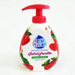 Fresh&Clean Sapone Liquido Gel Di Frutta Fragola E Ciliegia 300 Ml