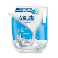 Malizia Sapone Liquido Latte 1 Lt Ricarica