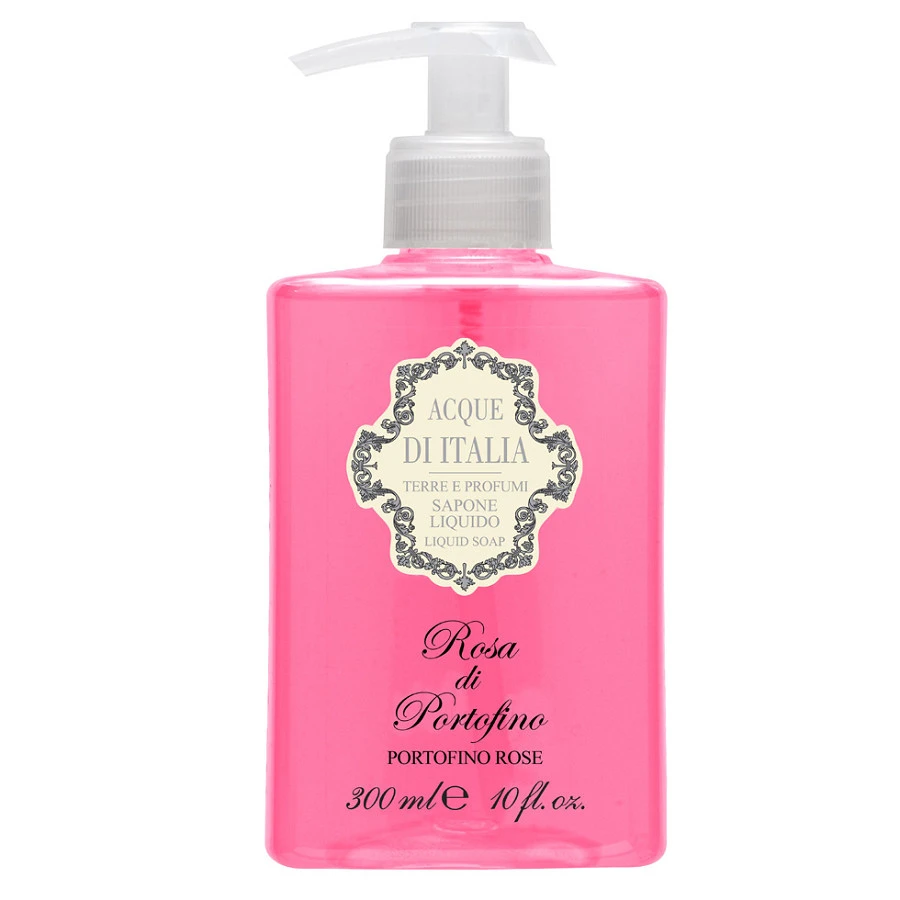 Acque Di Italia - Rosa Di Portofino - Sapone Liquido 300 Ml 1 Acque Di Italia - Rosa Di Portofino - Sapone Liquido 300 Ml