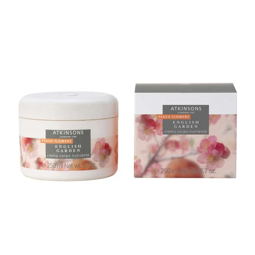 Atkinsons English Garden - Peach Flowers - Crema Corpo Nutriente 250 Ml 1 Atkinsons English Garden - Peach Flowers - Crema Corpo Nutriente 250 Ml