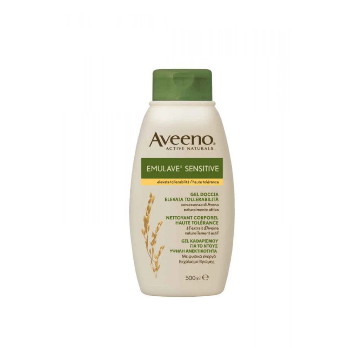 Aveeno Emulave Sensitive Gel Doccia 500ml 1 Aveeno Emulave Sensitive Gel Doccia 500ml