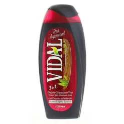 Vidal - Men Red Agarwood 3in1 - Doccia Shampoo Viso 250 Ml