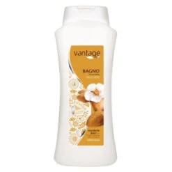 Vantage - Bagno Schiuma Delicato Addolcente Mandorle Dolci Con Proteine Del Latte E Burro Di Karite' 750 Ml