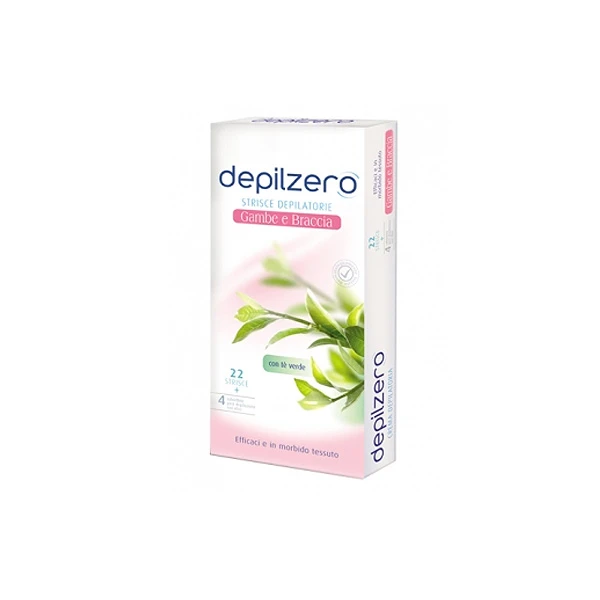 Depilzero - Strisce Depilatorie Gambe E Braccia 22 Strisce + Salviette Post Depilatorie 1 Depilzero - Strisce Depilatorie Gambe E Braccia 22 Strisce + Salviette Post Depilatorie