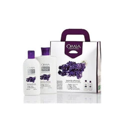 Omia - Cofanetto Lavanda Officinale Bio - Bagno Fiori 400 Ml + Crema Fluida Corpo 250 Ml