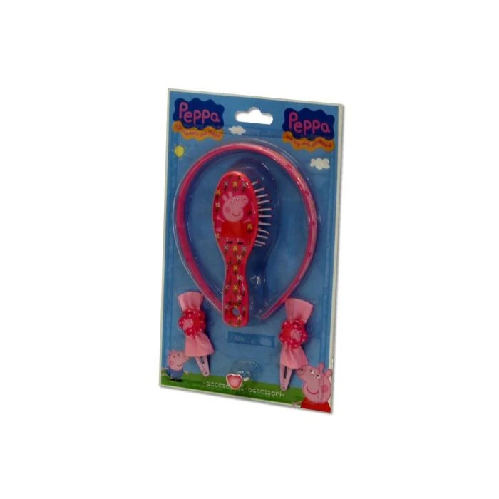 Sinsin Market Peppa Pig Spazzola Con Acccessori 1 Sinsin Market Peppa Pig Spazzola Con Acccessori