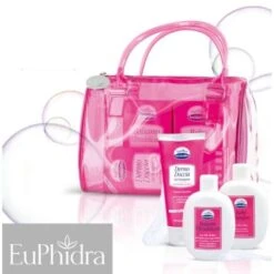 Bauletto In Vinile Con 1 Dermodoccia + 1 Baby Shampoo + 1 Balsamo Ultradelicato Euphidra Amidomio