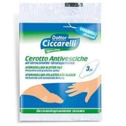 Cerotto Antivescica All'idrocolloile Idrorepellente Misura 15x8cm In Bustina 3pezzi