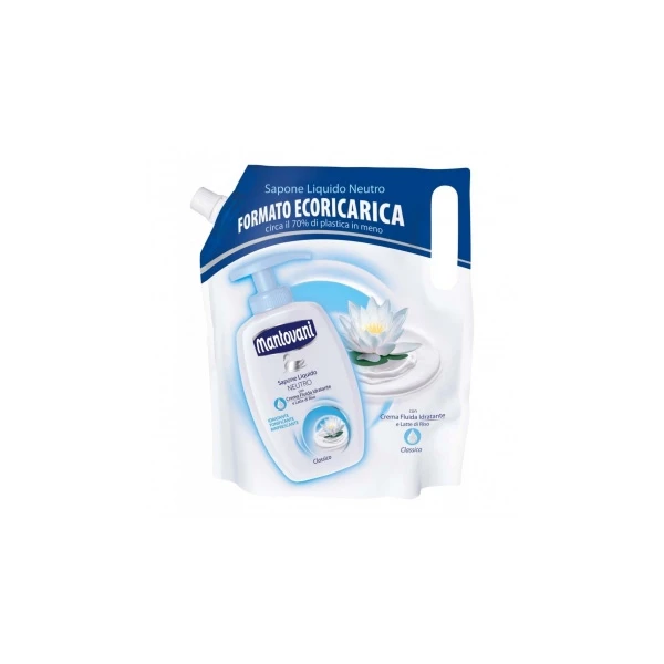 Mantovani Sapone Liquido Neutro Gardenia Formato Ecoricarica 750 Ml 1 Mantovani Sapone Liquido Neutro Gardenia Formato Ecoricarica 750 Ml