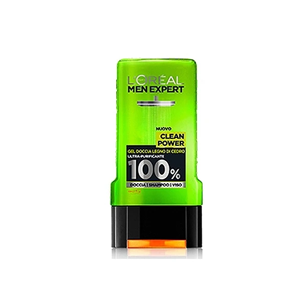 L'Oreal L´Oréal - Men Expert Clean Power Gel Doccia Citrus Wood Ultra-detergente 100% 300 Ml 1 L'Oreal L´Oréal - Men Expert Clean Power Gel Doccia Citrus Wood Ultra-detergente 100% 300 Ml