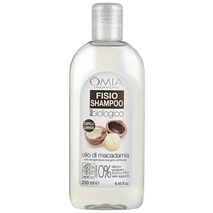 Omia - Fisio Shampoo Olio Di Macadamia 250 Ml 1 Omia - Fisio Shampoo Olio Di Macadamia 250 Ml
