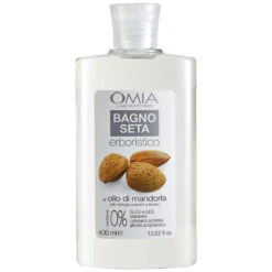Omia - Bagno Seta Olio Di Mandorla - Bagnoschiuma 400 Ml