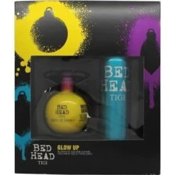 Tigi Bed Head Glow Up Confezione Regalo 240ml Motor Mouth Mega Volumizer + 340ml Masterpiece Massive Shine Hairspray