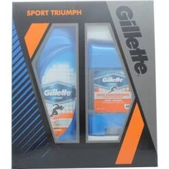 Gillette® Gillette Sport Triumph Confezione Regalo 250ml Gel Doccia + 70g Gel Deodorante Clear