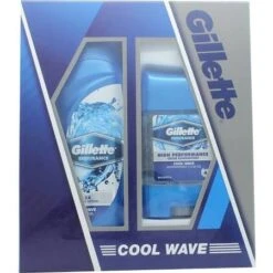 Gillette® Gillette Cool Wave Confezione Regalo 250ml Gel Doccia + 70g Deodorante Clear Gel
