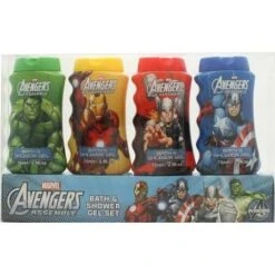 Marvel Avengers Assemble Confezione Regalo 4 X 75ml Bagnoschiuma & Gel Doccia