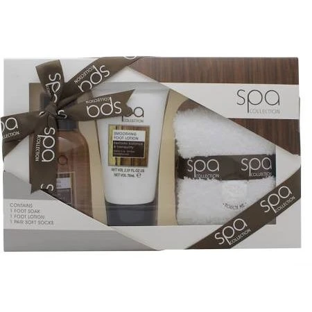 Style & Grace Spa Collection Foot Care Pamper Kit Confezione Regalo 100ml Detergente Piedi + 70ml Lozione Piedi + Calzini (Taglia Unica) 1 Style & Grace Spa Collection Foot Care Pamper Kit Confezione Regalo 100ml Detergente Piedi + 70ml Lozione Piedi + Calzini (Taglia Unica)