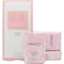 Yardley English Rose Saponi 4 X 50g