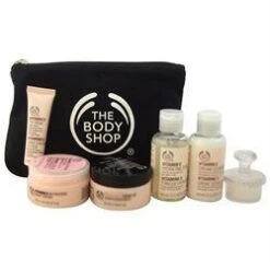 The Body Shop Vitamin E Confezione Regalo 50 Ml Crema Idratante Da Giorno + 15 Ml Crema Contorno Occhi + 50 Ml Crema Notte Nutriente + 60 Ml Tonico Idratante + 60 Ml Crema Detergente