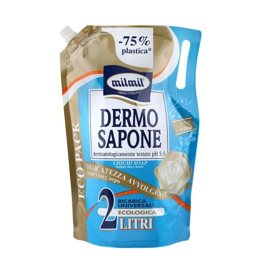 Mil Mil Dermo Sapone Ricarica Sapone Liquido 2 Lt 1 Mil Mil Dermo Sapone Ricarica Sapone Liquido 2 Lt