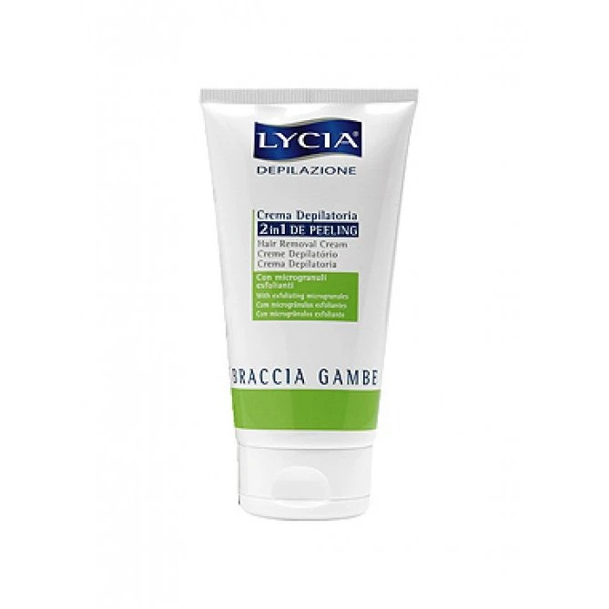 Lycia - Peeling 2 In 1 Crema Depilatoria Braccia E Gambe - 150 Ml 1 Lycia - Peeling 2 In 1 Crema Depilatoria Braccia E Gambe - 150 Ml
