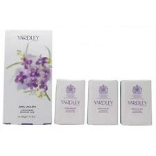 Yardley April Violets Saponi 3 X 100 G