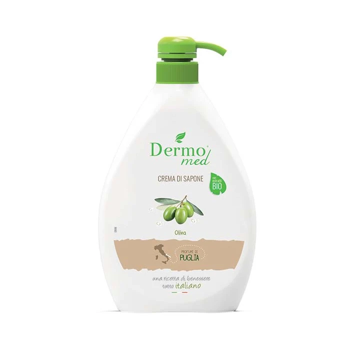 Dermomed Crema Di Sapone Oliva 600 Ml 1 Dermomed Crema Di Sapone Oliva 600 Ml