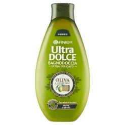 Garnier - Ultra Dolce Oliva & Sapone Nero - Bagnodoccia Ultra Delicato 500 Ml