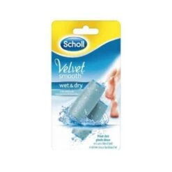 Scholl Velvet Smooth Wet & Dry Roll Piedi 2 Ricambi
