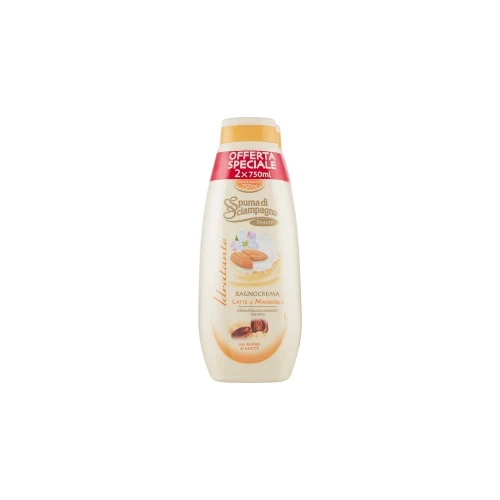 Spuma Di Sciampagna Bagnocrema Idratante Latte E Mandorla 2 X 750 Ml 1 Spuma Di Sciampagna Bagnocrema Idratante Latte E Mandorla 2 X 750 Ml