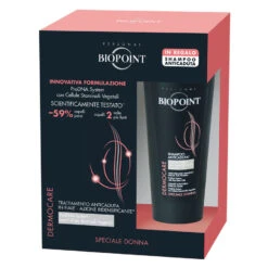 Biopoint Kit Anticaduta Capelli Donna 12 Fiale X 6 Ml + In Omaggio Shampoo