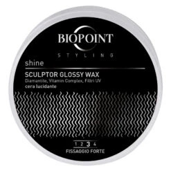 Biopoint Styling Sculptor Glossy Wax Cera Lucidante Fissaggio Forte 100 Ml