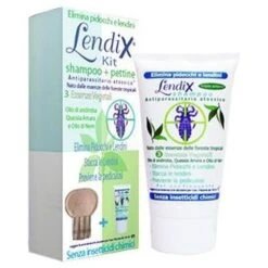 LENDIX SHAMPOO PLUS 150 ML + PETTINE ANTI PIDOCCHI 2 IN 1 VOLVER DI ENRIQUE RODRIGUEZ