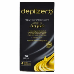 Depilzero Argan Strisce Depilatorie Corpo 20 Pezzi