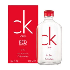 Calvin Klein CK One Red Edition For Her 50ml Eau De Toilette Edt Profumo Donna