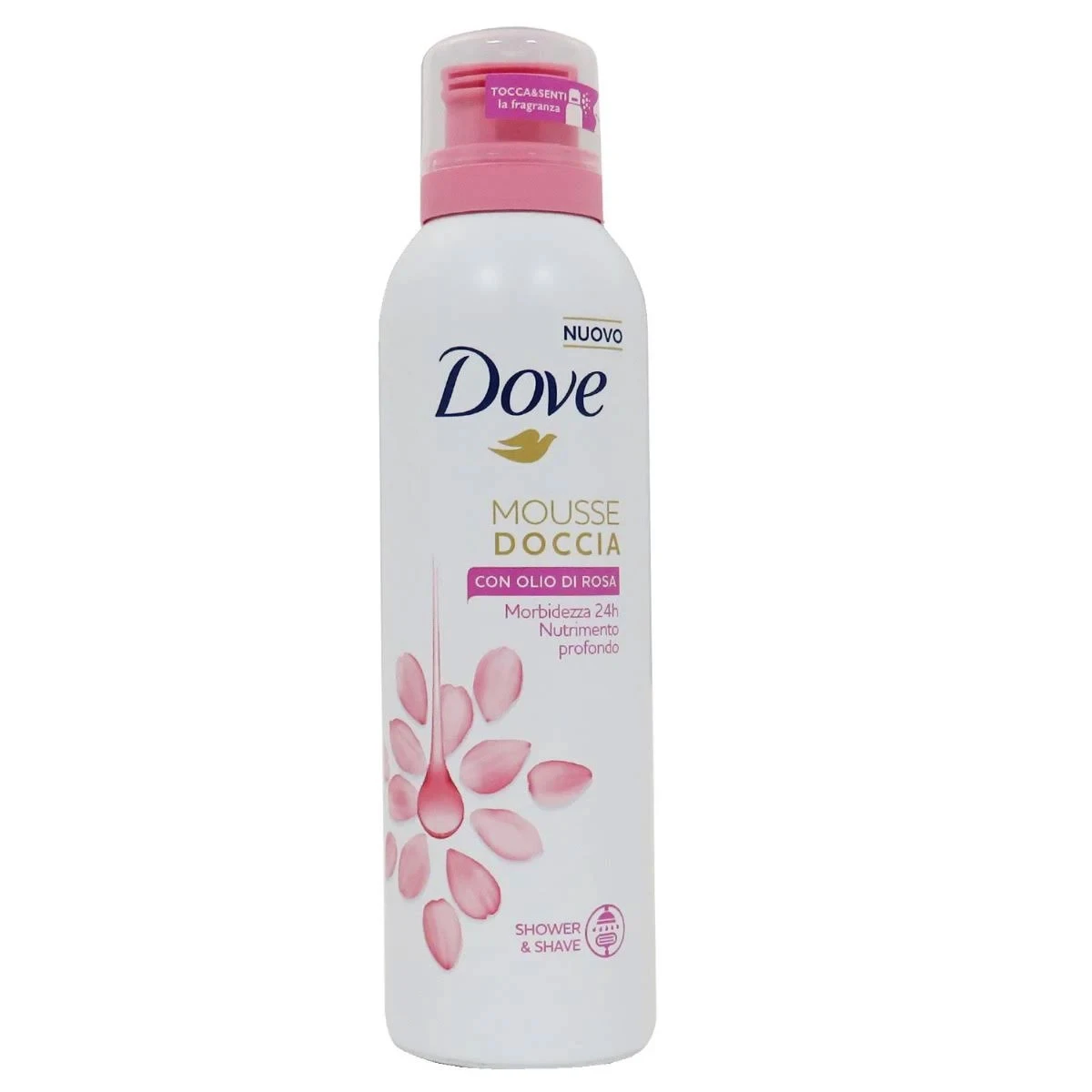 Dove Mousse Doccia Con Olio Di Rosa 200 Ml 1 Dove Mousse Doccia Con Olio Di Rosa 200 Ml