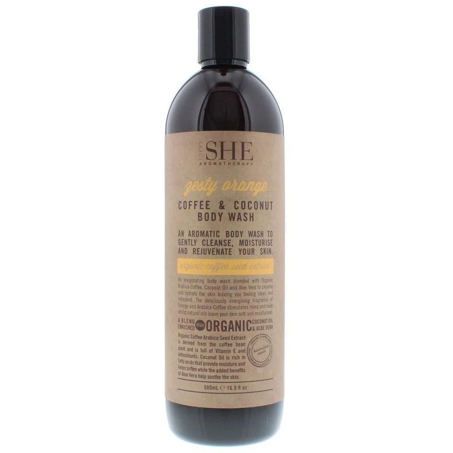 Om She Aromatherapy Coffee & Coconut Bagnoschiuma 500 Ml 1 Om She Aromatherapy Coffee & Coconut Bagnoschiuma 500 Ml
