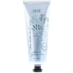 Om She Aromatherapy Shea Butter Olive & Green Tea Crama Mani 120 Ml