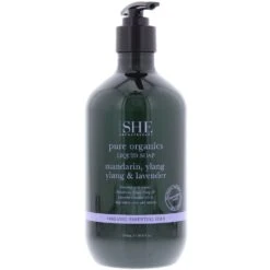 Om She Aromatherapy Sapone Liquido Mandarino, Ylang Ylang & Lavanda 500 Ml