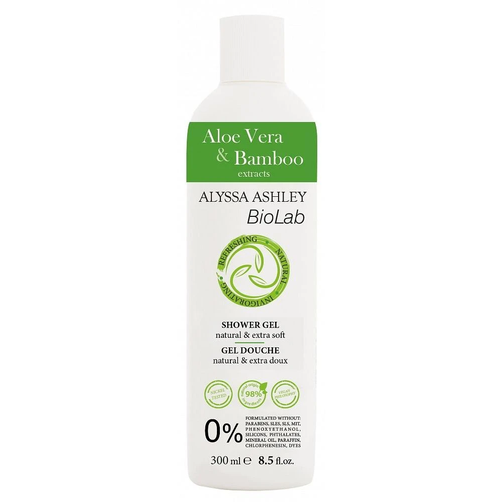 Alyssa Ashley Biolab Gel Doccia Aloe Vera E Bambù 300 Ml 1 Alyssa Ashley Biolab Gel Doccia Aloe Vera E Bambù 300 Ml