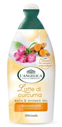 L' ANGELICA Bagnoschiuma Al Latte Di Curcuma 500 Ml RIGENERANTE