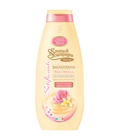 SPUMA DI SCIAMPAGNA Bagnocrema Setificante Rosa E Vaniglia 500ml