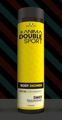 Anima Doccia Schiuma Double Sport Daily TRAINING 400 Ml Cosmetica Sportiva