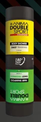 ANIMA 2IN1 TRAINING Body Shower Shampoo Doccia Schiuma Balsamo 170+170ML