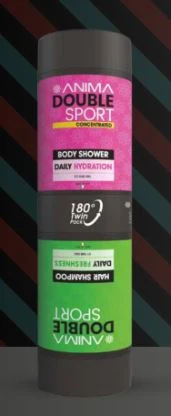 ANIMA 2IN1 HYDRATION Body Shower Shampoo Doccia Schiuma Balsamo 170+170ML