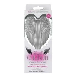 Tangle Angel Cherub Spazzola Districante Con Setole Antimicrobiche Argento