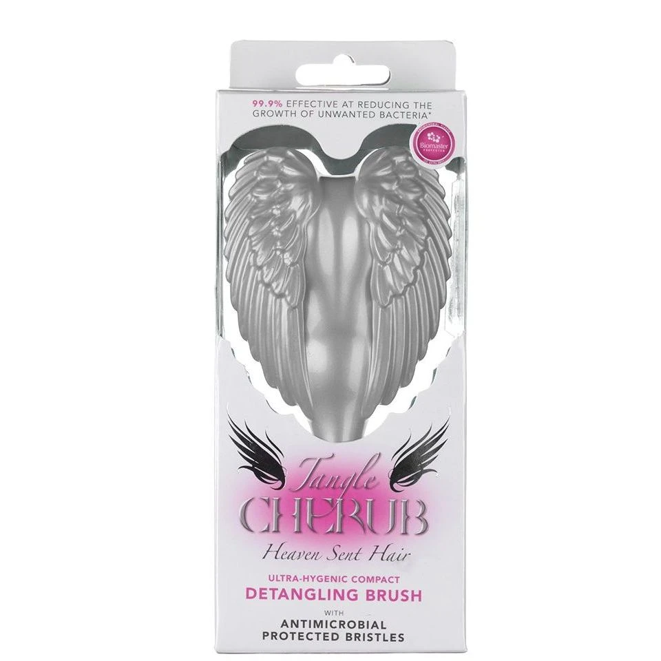 Tangle Angel Cherub Spazzola Districante Con Setole Antimicrobiche Argento 1 Tangle Angel Cherub Spazzola Districante Con Setole Antimicrobiche Argento